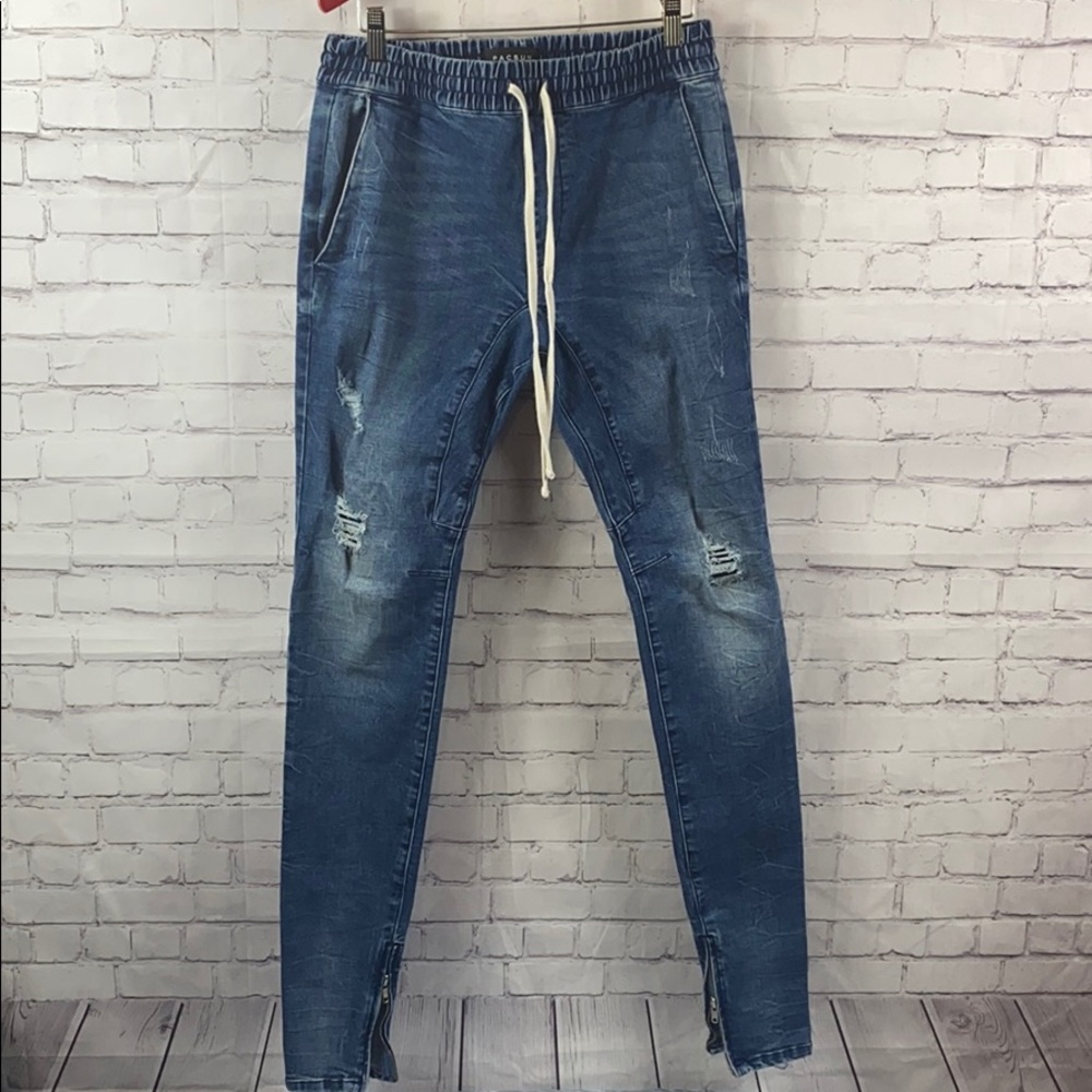 Pacsun Los Angeles long distressed active stretch